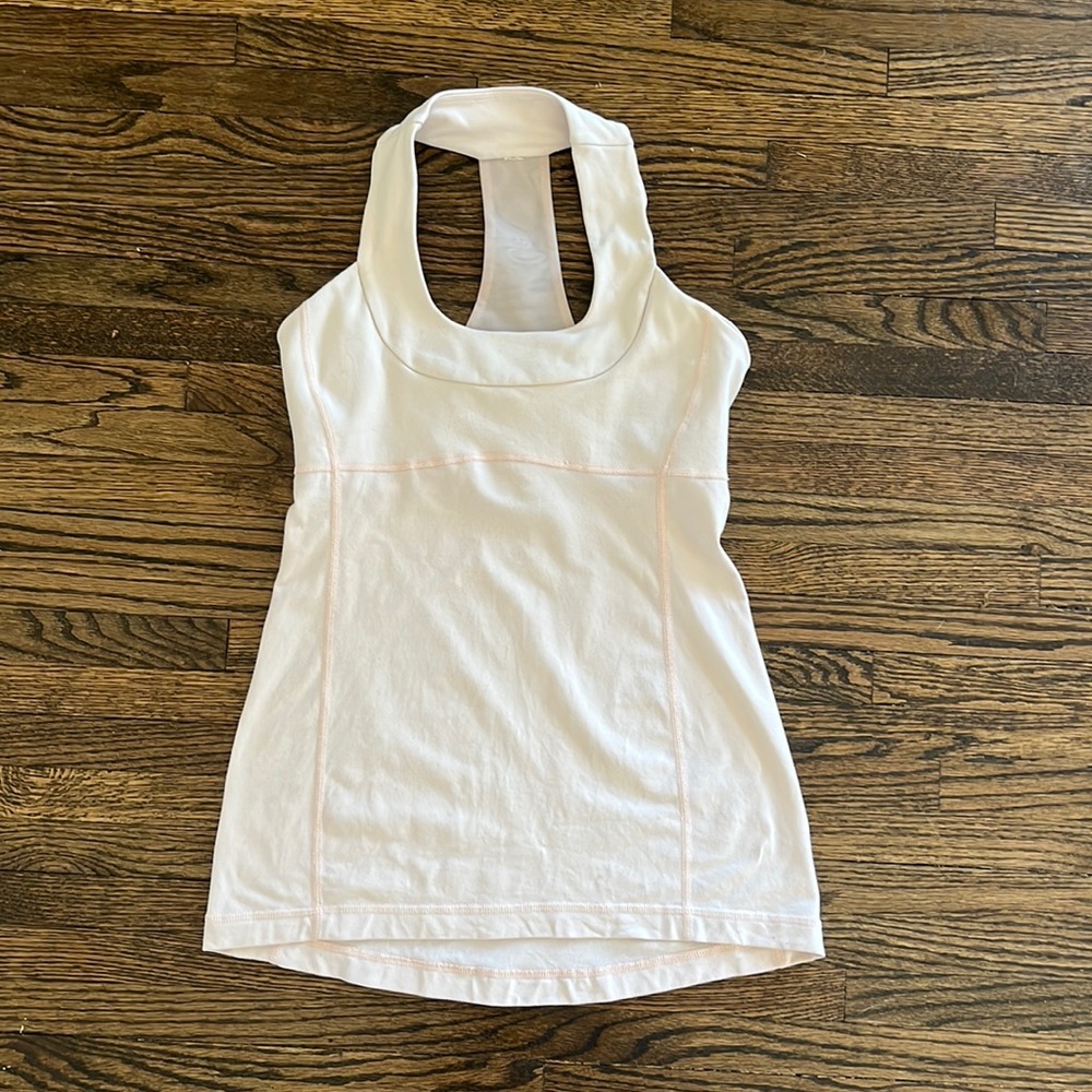 Lululemon scoop neck tank light pink